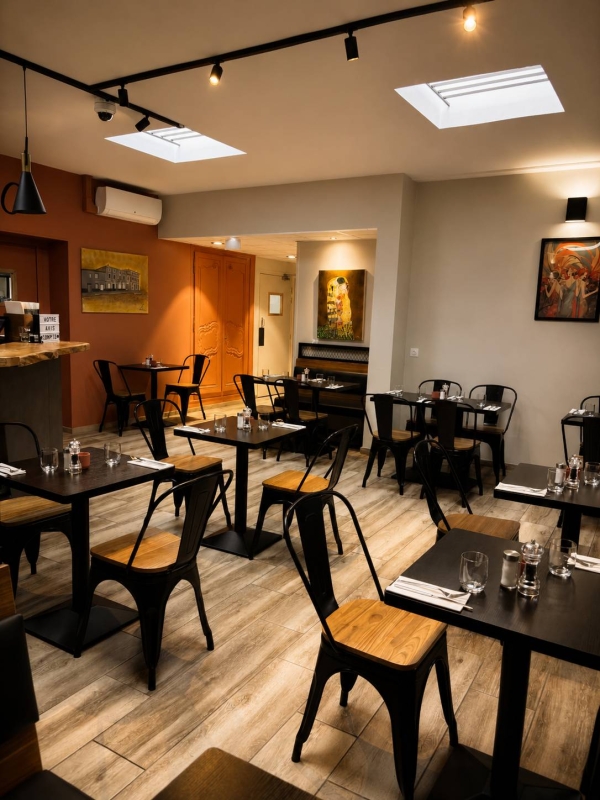 Le restaurant - Le 1920 - restaurant SARRAS - Restaurant Saint Vallier - Restaurant Saint-Vallier - Restaurant St Vallier - Restaurant Tournon sur Rhone - Restaurant Annonay - bien manger SARRAS